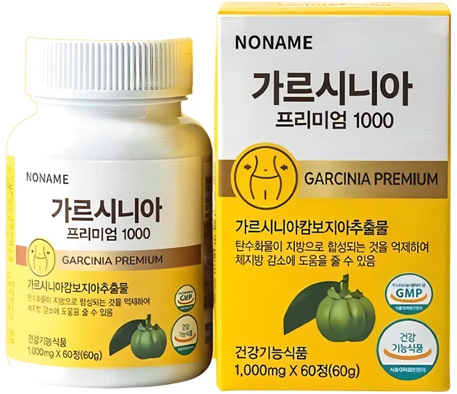NONAME 가르시니아 프리미엄 1000 60g, 4개, 60정 - 쿠팡