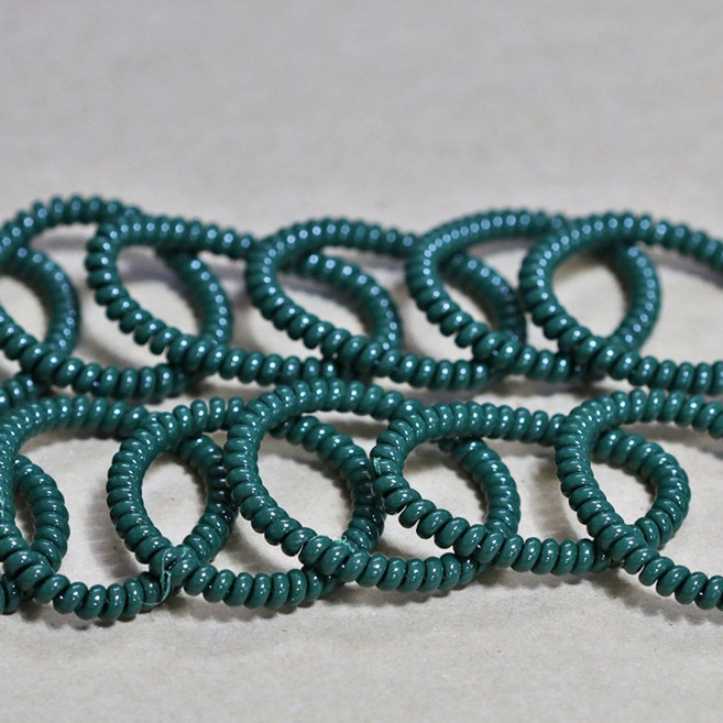 [미앤지코리아] 올데이 컬러 헤어끈세트 미니전화줄헤어끈 파스텔톤헤어끈 12개입