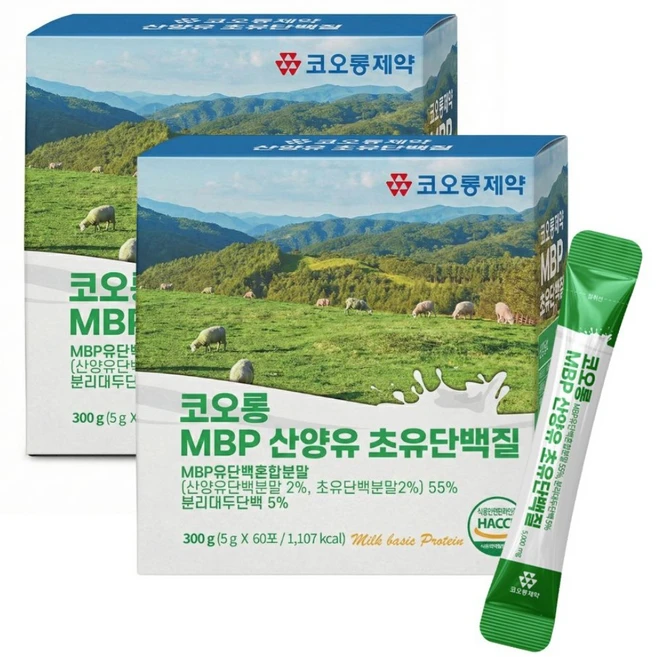 프리미엄 초유프로틴 초유 산양유 단백질 뉴질랜드 자연방목 젖소 초유+산양유를 한번에, 5g, 120개 - 쿠팡