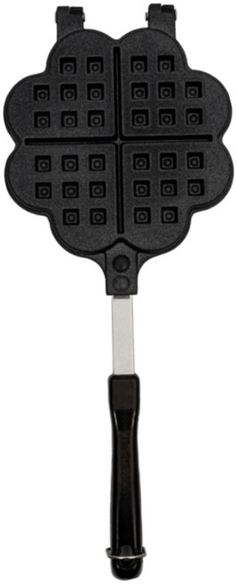 이태리 로시 가정용 캠핑용 양면 브런치 홈카페 와플팬 토스트팬 크로플팬, 1개, 13cm