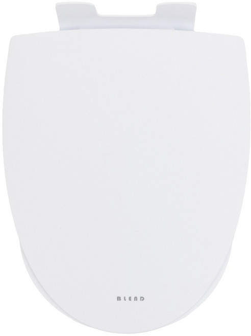 무소음 양변기 변기커버 시트뚜껑 교체, 날개형, 화이트, 1개