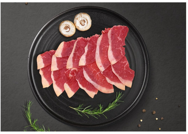 호주유기농인증 목초 글래스페드 차돌양지 슬라이스 1팩(100g 200g 250g 500g개별진공포장), 500g