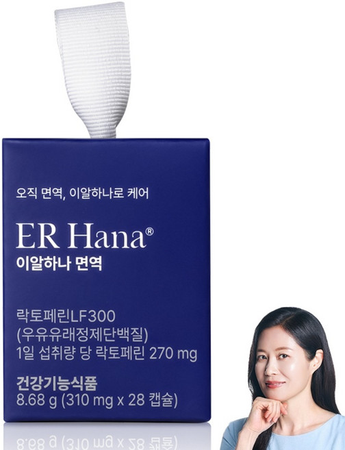이알하나 면역 LF300 온가족 면역력 영양제, 1박스, 28정