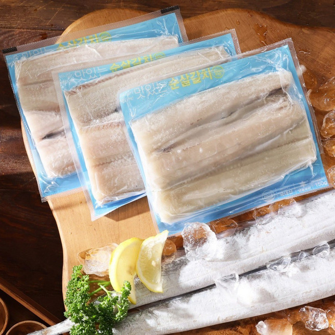 [TV홈쇼핑정품 인포벨]싱싱두툼 여수 순살 갈치 100% 국내산 국산 구이용 튀김용 찌개용 아이들이 먹기 좋게 뼈제거, 150g, 9개