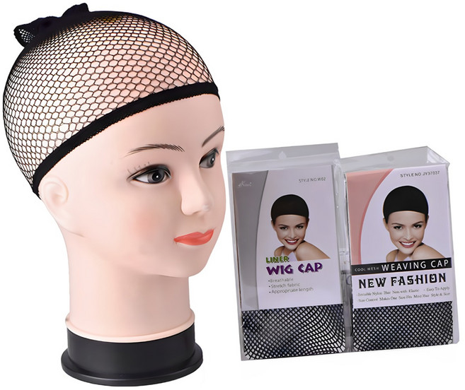 가발망 살색 검정, 베이지, one size, 1개