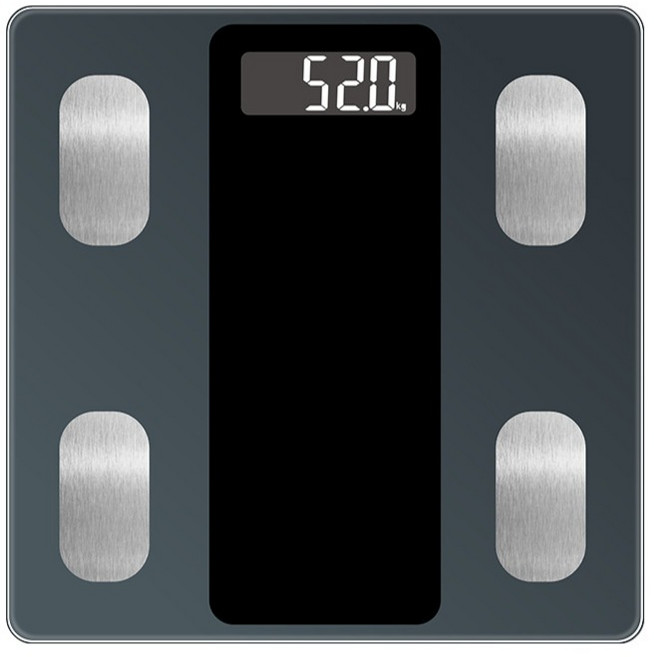 코코 스마트 블루투스 체지방 체중계 인바디 측정 가정용 LCD 디지털 체중계, 블랙, 1개, FG263