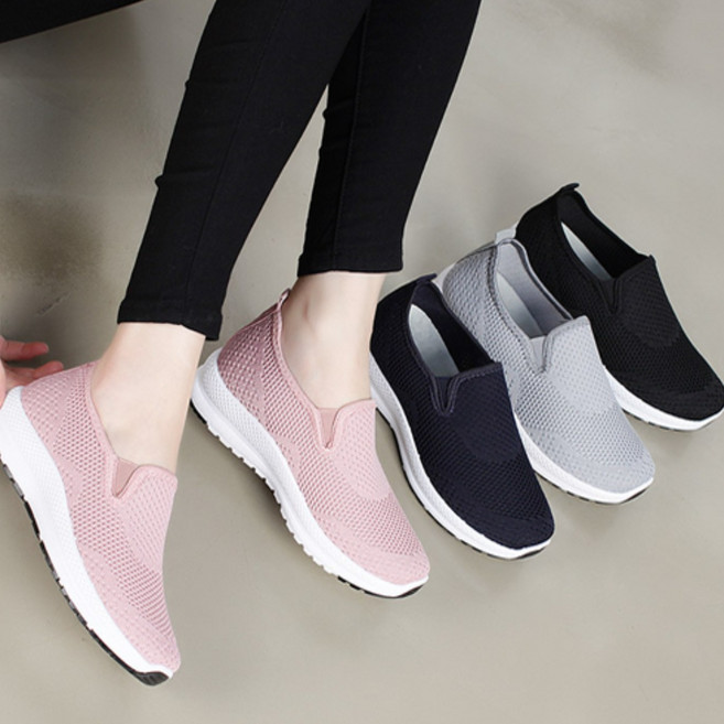 행텐 여성 발편한 푹신 아쿠아 매쉬 슬립온 HT-52