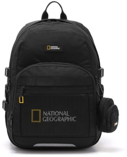 [국내백화점] 내셔널지오그래픽 듀블백팩 남자백팩 여자백팩 학생가방 여행용 백팩 블랙