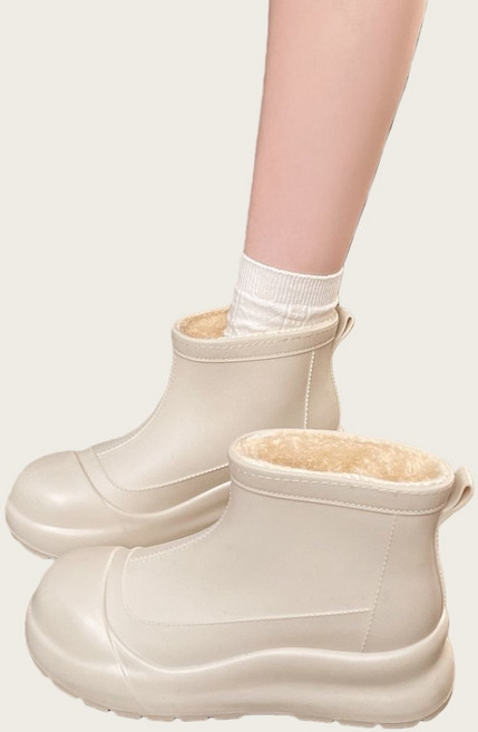 Makone 남여공용 미끄럼 방지 방한 다용도 앵글부츠 주방용 기모 방수 요리사 신발