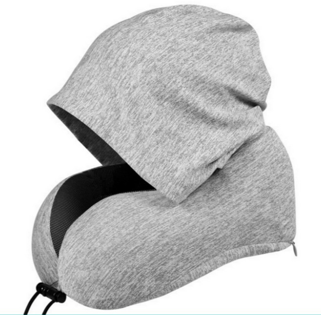 앨오앤지 여행용 암막후드 메모리폼 아늑한 꿀잠 목베개 목쿠션