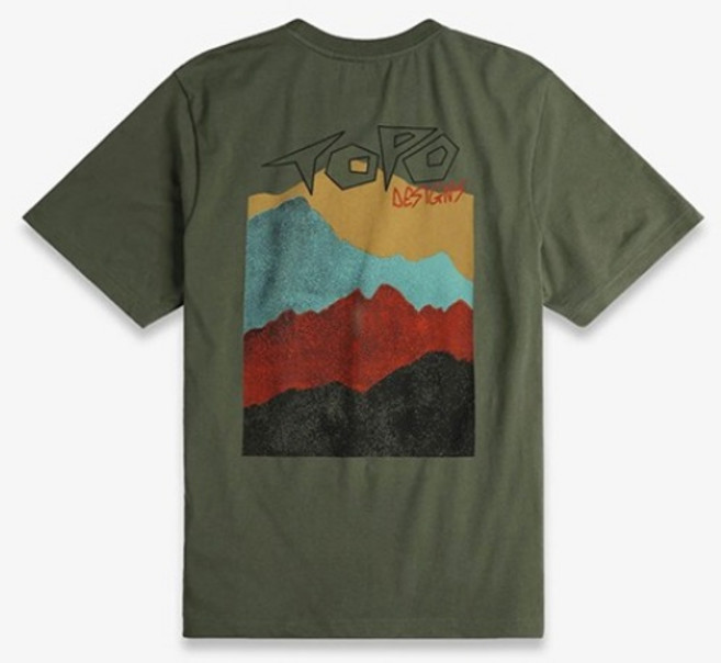TOPO DESIGNS[토포디자인]퍼스펙티브 오가닉 반소매 티PERSPECTIVE TEE SHORT SLEEVE