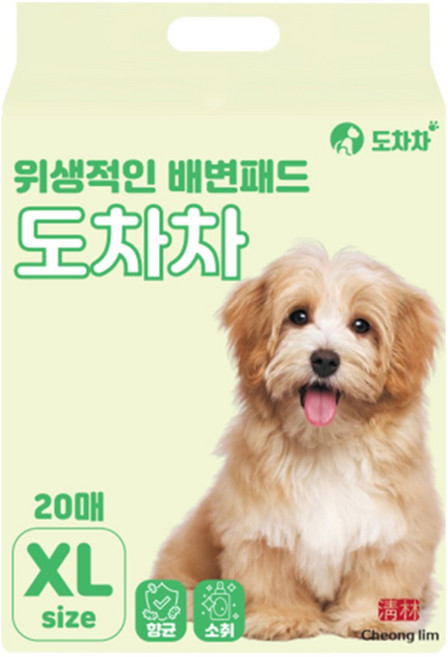 도차차 강아지 반려견 애견 배변패드 100g XLarge (76 x 90cm) SAP 9g, 3세트, 20개입