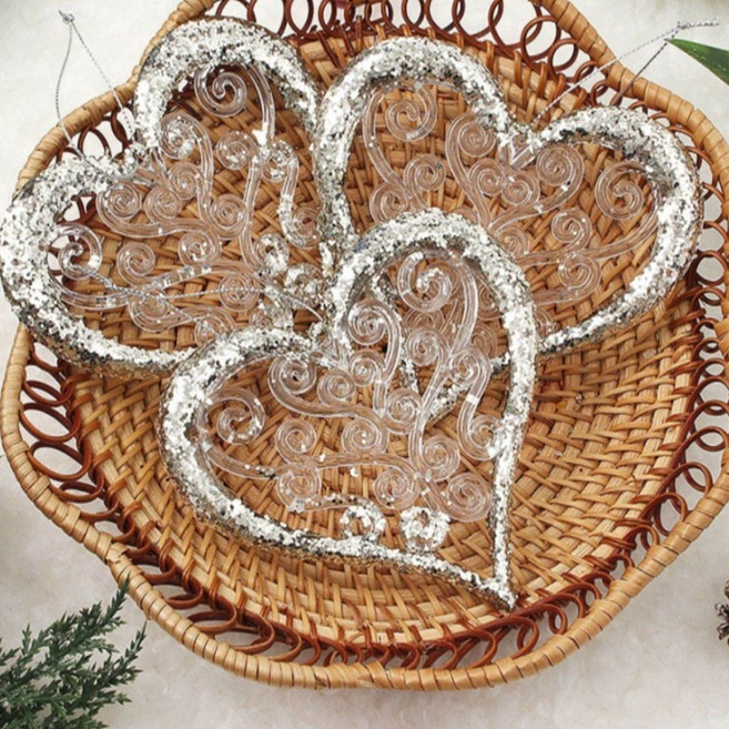 [오늘의택] 크리스마스 트리 오너먼트 하트 장식 트리하트장식