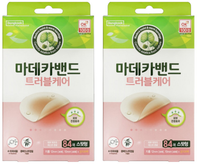 동국제약 마데카밴드 스팟패치 스팟형 84매, 2개