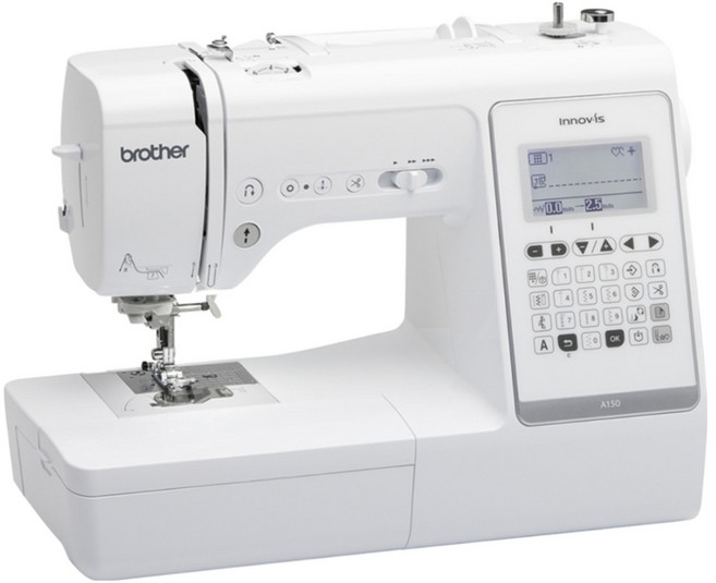 부라더미싱 이노비스A150 (공구함세트+잡지+수강증) 가정용 전자미싱 NV-A150 소잉팩토리 최고급 A라인