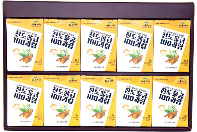 해풍청송 진도울금100과립세트 [1.5gX100포] 커큐민 강황, 150g, 2개