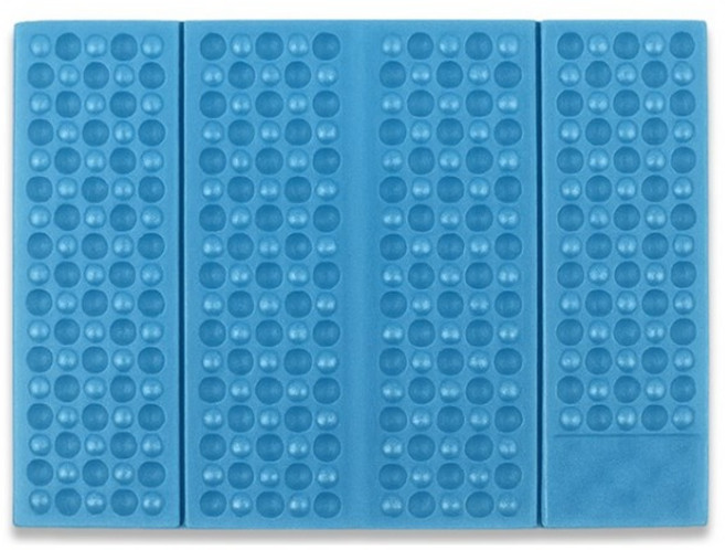 아즈템 행사용 단체용 집회용 접이식 방석 초경량 파우치 제공 등산 사우나 찜질방, 20개, 파란색(스카이블루)