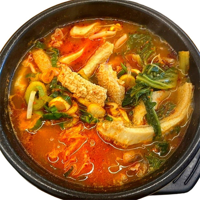 해와바다 얼큰소내장탕 630g 1-2인분 깐양 소곱창 시레기 칼칼한 해장국, 3개