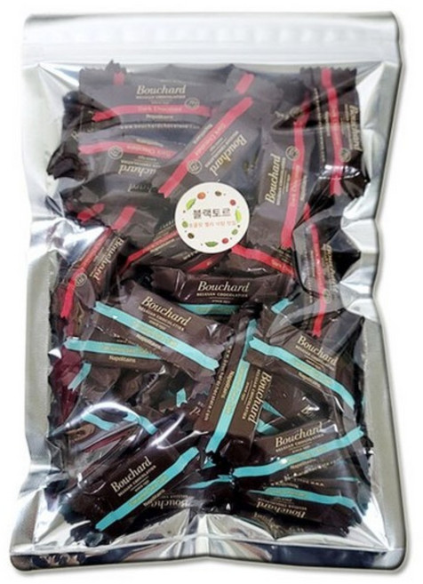 부샤드초콜릿 다크초콜릿 + 씨솔트초콜릿 믹스500g 벨기에초콜릿, 1개, 500g