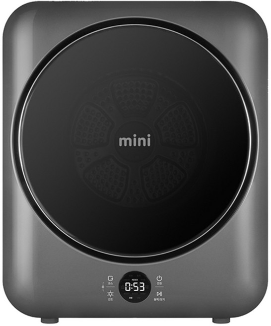 위니아 3kg mini 의류건조기 BWR03SGDV(A) UV살균 아기옷 1인가구 자취 미니 소형 건조기, 딥실버