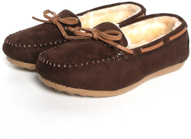 노스덕 여성 모카신 방한화 겨울신발 모카(MOCCA)