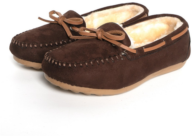 노스덕 여성 모카신 방한화 겨울신발 모카(MOCCA)