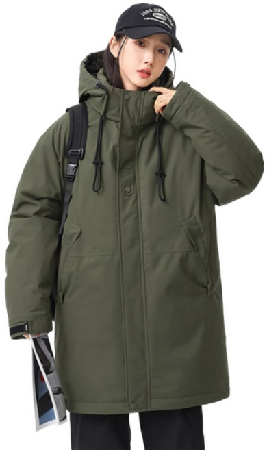 스타일닥터 남성 겨울 도톰한 패딩 점퍼 미디 롱 기장 보온 멋진 패딩