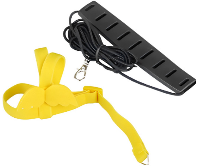 리얼세이지 앵무새 하네스 산책 리드줄, S, 옐로우, 1개