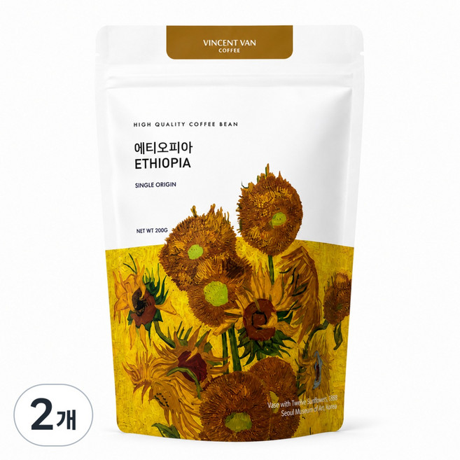 빈센트반커피 에티오피아, 2개, 200g