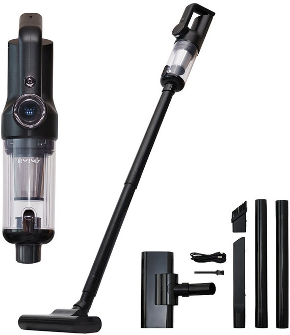 [2026년 최신형] 신일 프리미엄 초경량 슬림 BLDC모터 무선 청소기 소형 원룸 오피스텔 가정용, SVC-MS140, 블랙