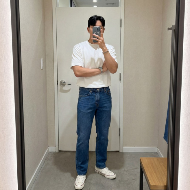 리바이스 청바지 남자 스트레이트 테이퍼드핏 LEVI'S