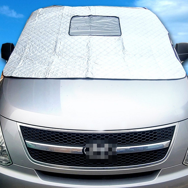 스타렉스 스타리아 자석 성에커버 햇빛가리개 블랙박스형 썬쉐이드 사계절 여름 겨울 성에방지 눈 커버 주차카바 00753, 1개