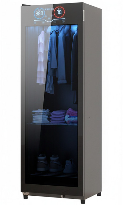 업시티 고효율 의류관리기 1인 소형 미니 에어드레서 옷냄새제거 스타일러 옷드라이, 블랙, [328L] 7세대 고성능 의류관리기