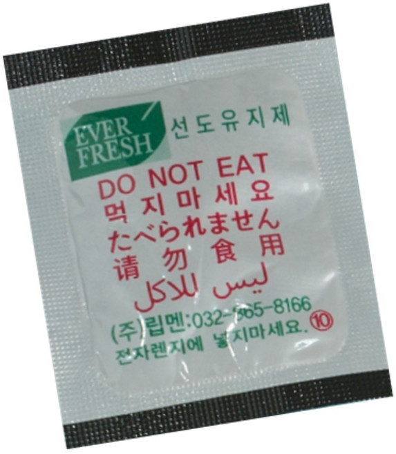 식품신선도유지 자체반응형 탈산소제 산소흡수제 립멘 1000cc 50개 (5개씩 진공 포장), 130개, 1000ml