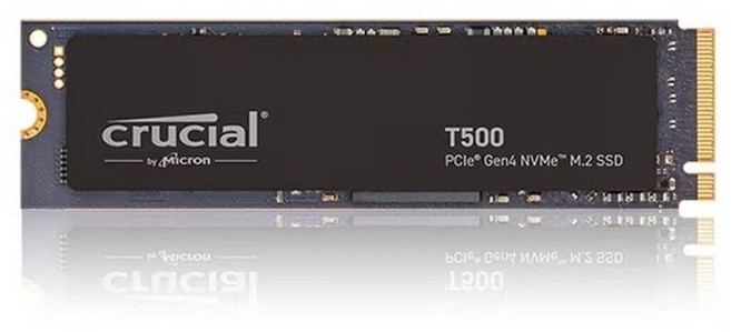 마이크론 T500 PCIe Gen4 NVMe M.2 SSD, 500GB, CT500T500SSD8