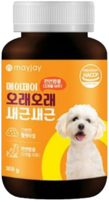 강아지 기관지 호흡기 영양제 대용량 펠렛 메이제이, 호흡기/기관지, 1개 - 쿠팡