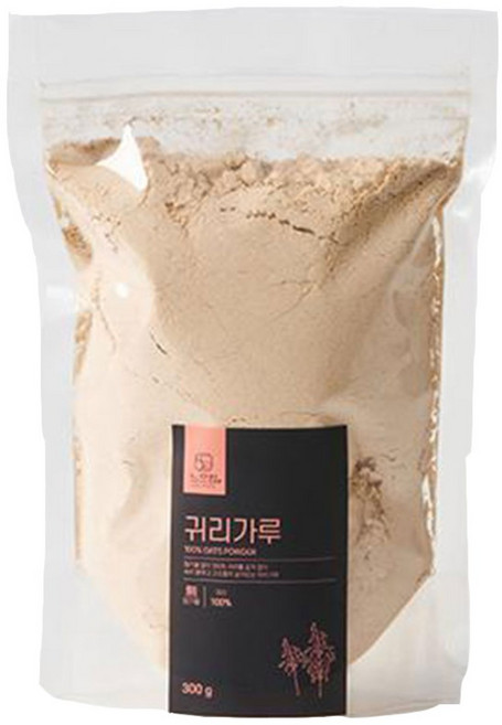 느으림 건강하게 두 번 볶은 귀리가루, 1개, 300g
