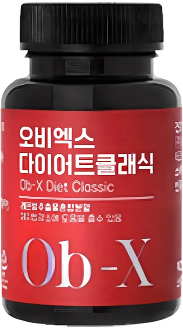 오비엑스 다이어트 클래식 Ob-X 식약처 레몬밤 추출물 혼합분말 레몬밤정, 1박스, 60정 - 쿠팡