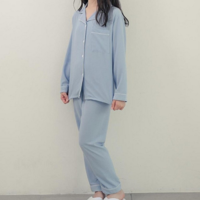 코코드림 주니어용 학생 고백받은날 셔츠 카라 긴팔 잠옷 상하의 세트