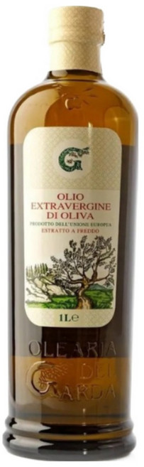 엑스트라버진 올리브 오일 올레오칸탈 비타민 E 포함 산도 0.22% 올레아리아 델 가르다, 1L, 1개