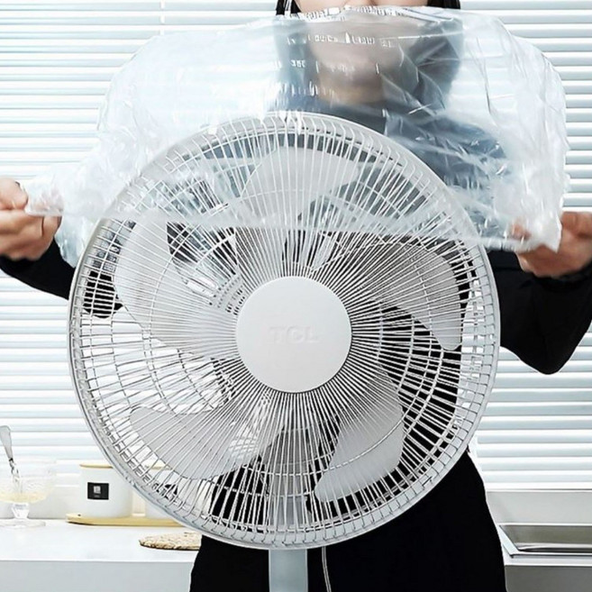 애니상회 고무줄 간편 비닐 커버 가전제품 먼지 방지 보관