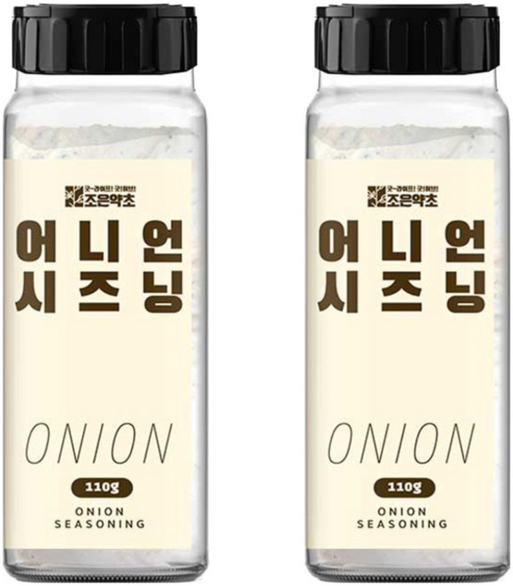 조은약초 어니언 시즈닝, 110g, 2개