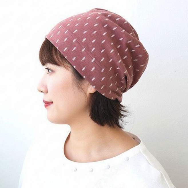 픽스앤고 코튼100% 항암 모자 중년 두건 수면 비니 국내생산 사계절