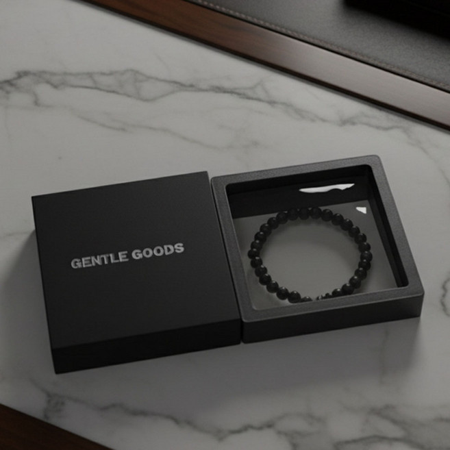 [MSMULTIVERSE] 삼재 차단템 액막이 행운 건강운 재물운 블랙 오닉스 흑요석 팔찌