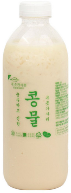 맷돌로 갈아만든 순진식품 콩물 1000ml (국산콩 사용), 2개, 1L