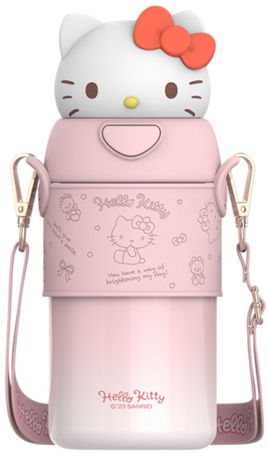 정품 산리오 텀블러 560ml, 헬로키티, 1개