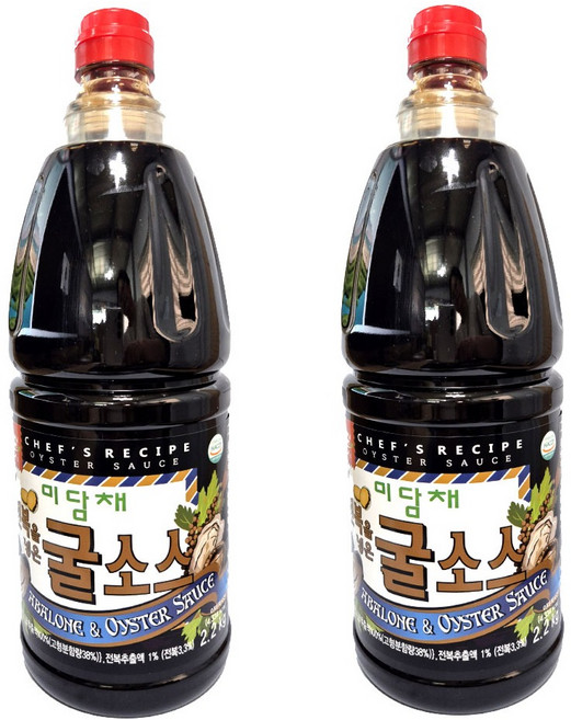 미담채 전복을 넣은 굴소스 2.2kg 2개