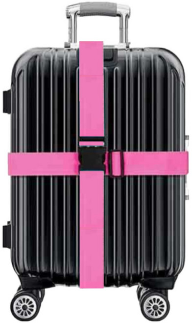 후후모먼트 여행 캐리어 잠금 벨트 4p