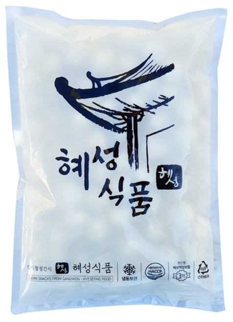 새마원 HACCP 혜성 감자옹심이1kg 강원도 명물 쫄깃한 새알 옹심이 새알심, 1kg, 1개