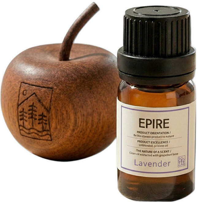 에피레 사과 디퓨저우드 에센셜 아로마 천연 오일 원액 100%, 1개, 10ml, 라벤더